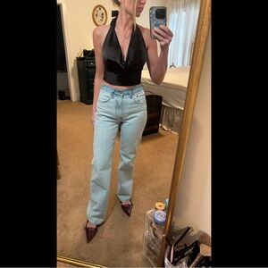 Chic Black Halter Top